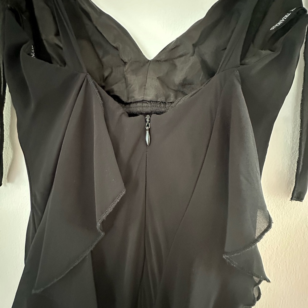 City Triangles Black Sleeveless Maxi Gown Size 3 - Picture 5 of 7